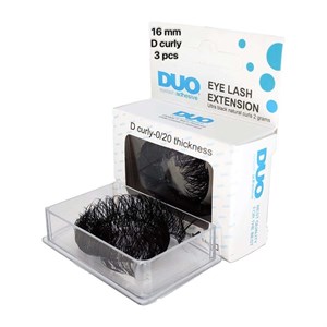 مژه فیشر DUO سایز 16 میلی متر بسته 3 ریسه ای