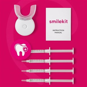 کیت بلیچینگ و سفیدکننده دندان خانگی اسمایل‌کیت مدل Teeth Whitening KitLED 