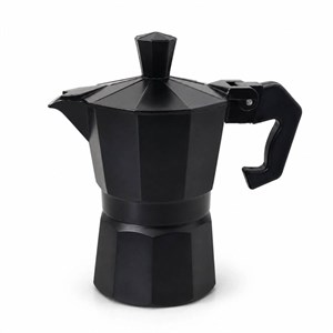 موکاپات 1 کاپ مشکی مات آلومینیومی؛ مناسب مصرف یک نفر