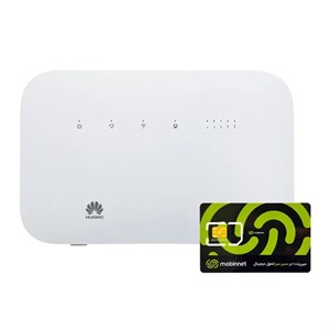 مودم 2G 3G 4G 4.5G TD-LTE مبین نت مدل B612 به همراه سیم کارت مبین نت با بسته 200 گیگ یکساله