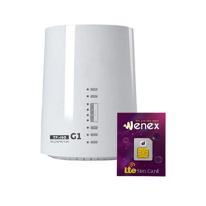 مودم 4G TD-LTE وینکس مدل TF-i60 G1 به همراه سیم کارت وینکس با 30 گیگ یک ماهه