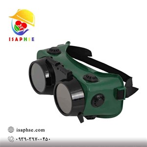 عینک جوشکاری و برشکاری اکسی استیلن شیشه گرد مدل SE1150