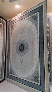 فرش ماشینی نقشه ساحل دودی ۷۰۰ شانه تراکم ۲۵۵۰ | انتخابی مدرن و کاربردی برای دکوراسیون شیک.