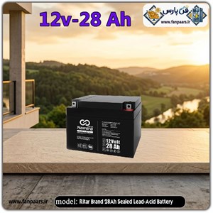 باتری ۲۸ آمپر ساعت نامیرا مدل NB12-28 (سیلد اسید ۱۲ ولت مخصوص UPS)