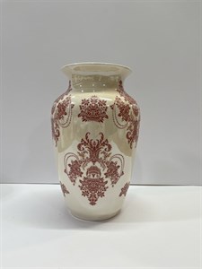 گلدان صدفی امپریال زرشکی