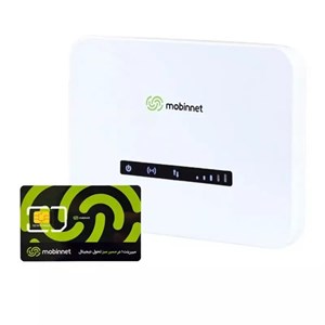 مودم 2G 3G 4G 4.5G مبین نت مدل MN6200D با سیم کارت 360 درجه مبین نت با 200 گیگابایت یکساله