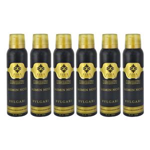 اسپری خوشبو کننده بدن زنانه آدرا مدل Bvlgari حجم 150 میلی لیتر مجموعه 6 عددی