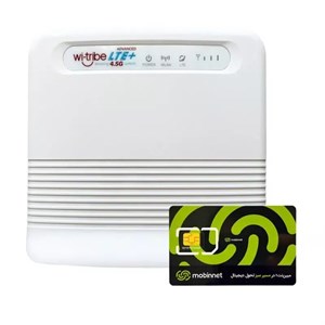 مودم TD-LTE 4.5G مدل Wi-tribe EG2030C به همراه سیم کارت مبین نت با بسته 200 گیگ یکساله