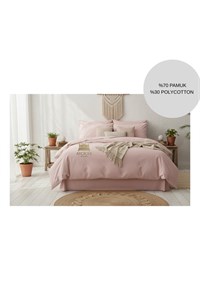 کاور دو نفره صورتی اورجینال آیچیچک هومayçiçek home 