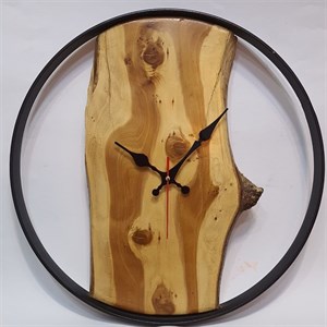 ساعت دیواری روستیک طرح دو