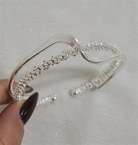 دستبند خاویاری آینه ای کد 29468