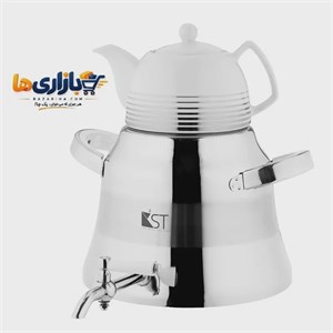 کتری و قوری 6 لیتر استیل KST کد 4070 ارسال رایگان