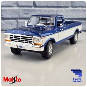 ماکت فورد پیکاپ اف150 آبی 1979مایستو(Ford F150 pick-up 1979 Maisto)