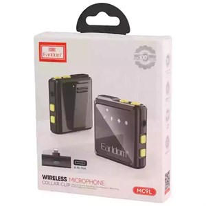 میکروفون یقه ای بی سیم دوتایی لایتنینگ Lightning ارلدام Earldom ET-MC9L