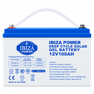 باتری 100 آمپر ساعت ژل مدل DEEP CYCLE برند IBIZA