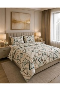 کاور دو نفره بژ اورجینال چئیز باهچهسیÇeyiz Bahçesi