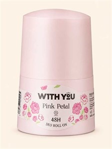 مام رول ضد تعریق زنانه ویت یو مدل Pink Petal حجم ۵۰ میلی لیتر