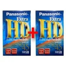 2عدد فیلم دوربین فیلمبرداری VHS-C پاناسونیک ژاپن