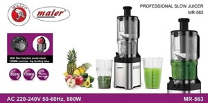 عصاره گیر و اب میوه گیر مایر تحت لیسانس آلمان مدل Maier MR-563 با ۱۸ ماه گارانتی شرکتی