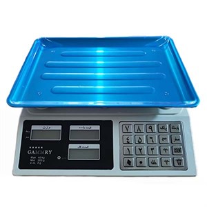 ترازو 40 کیلویی رومیزی دکمه استیل کمری | مارک CAMMRY | نمایشگر دوطرفه