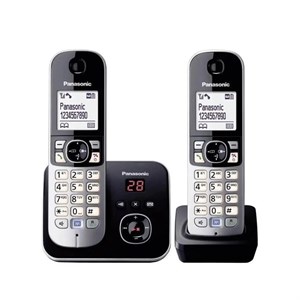 گوشی تلفن بی سیم پاناسونیک مدل KX-TG6822 مشکی