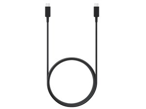 کابل سوپر فست شارژ دو سر تایپ سی اصلی سامسونگ Samsung 5A USB-C to USB-C Cable 1.8m EP-DX510JWEGUS مشکی | بدون پک - سرجعبه ای