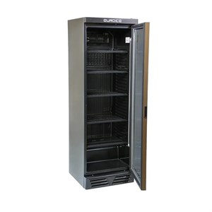 یخچال ویترینی تک درب مشکی 60 سانتی بدون تاج اوگور ترکیه ( USS 374 DTKL LED )