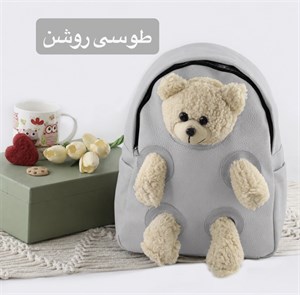 کوله کد 9307 (پس کرایه) - طوسی روشن