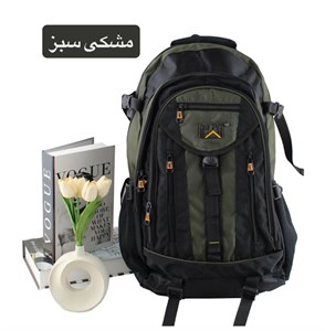کوله کد 9324 (پس کرایه) - مشکی سبز