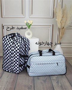 ساک کد 6333 (پس کرایه) - سفید طرح 1