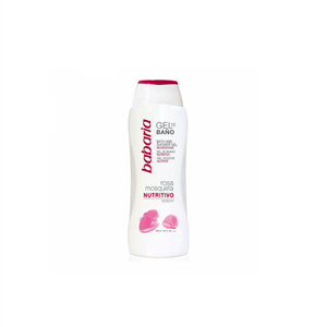 ژل شستشوی بدن باباریا حاوی روغن گل رز حجم 600 میل BABARIA SHOWER GEL ROSA