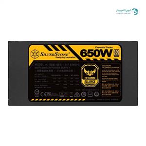 منبع تغذیه کامپیوتر سیلوراستون مدل Essential SST ET650 G SilverStone 650W Power Supply 