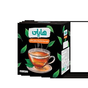 چای سیاه خارجی " غیر معطر " هایلی - ( چای شکسته ممتاز پاکتی مشکی ) چای سیلان سریلانکا، خوش رنگ و مطبوع ( 100 گرمی )