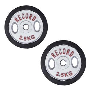 وزنه دمبل رکورد کد 1621 وزن 2.5 کیلوگرم بسته 2 عددی