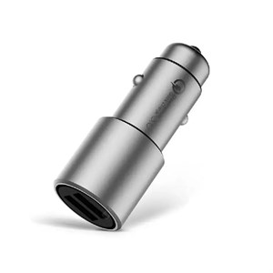 شارژر فندکی شیائومی مدل CC02CZM QC3.0 نقره ای