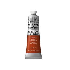 رنگ روغن وینزور 37 میل کد 074 رنگ Burnt Sienna