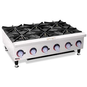 اجاق گاز 6 شعله رومیزی Max Silver