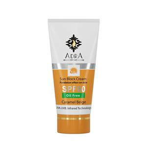 کرم ضد آفتاب آدرا مدل Caramel Beige حجم 50 میلی لیتر Adra Caramel Beige Sunscreen Cream 50ml