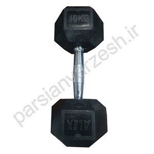 دمبل باشگاهی 6 ضلعی 10 کیلوگرم