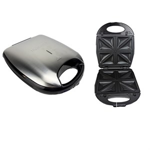 ساندویچ ساز 3 کاره استیل دلمونتی مدل DL590