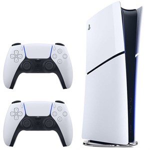 کنسول بازی سونی مدل PlayStation 5 Slim Digital Edition ظرفیت یک ترابایت ریجن 2015 به همراه دسته اضافه