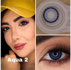 لنز چشم یکساله کره ای اصل برند نیوویژن پرو new vision pro مدل aqua 2