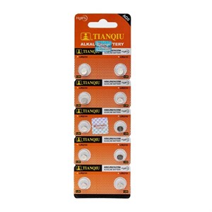 باتری ساعت تیانکیو مدل AG0 – LR 521 H بسته 10 عددی