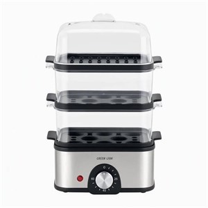بخارپز و تخم مرغ پز گرین لاین 3Tier 500W
