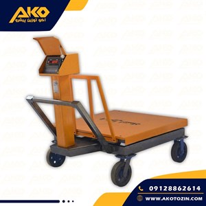 باسکول چرخدار مدل 1001WPL اعتماد ظرفیت 1800کیلوگرم