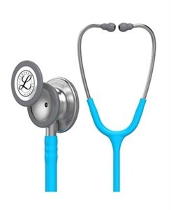 گوشی پزشکی لیتمن کلاسیک 3 فیروزه ای با لیبل اصالت مدل Littmann Classic III Turquoise 5835