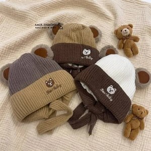 کلاه بافت نوزادی BEAR BABY