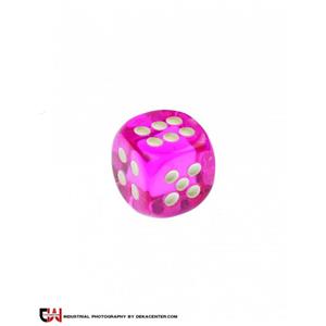 تاس شفاف 25 میلیمتری بنفش