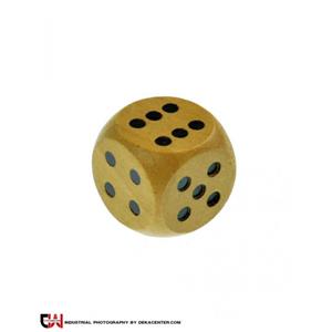 تاس چوبی 22 میلیمتری کرم