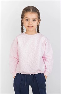بلوز ژاکارد قلب ریز دمپا گت دار